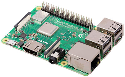 Raspberry Pi 3 Model B+ with 1.4GHz 64-bit quad-core processor, dual-band wir...