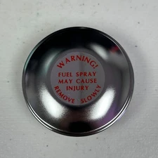 Chrome Push Fit Gas Fuel Tank Cap Cover Lid for Jeep CJ5 CJ6 CJ7 DJ5 1971-1976
