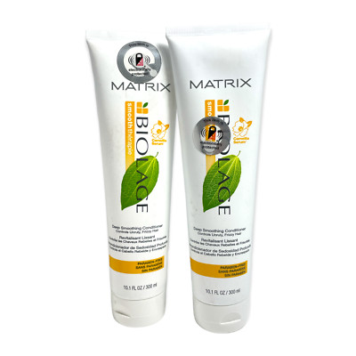 2x Matrix Biolage Deep Smoothing Conditioner Controls Unruly,Frizzy Hair 10.1oz