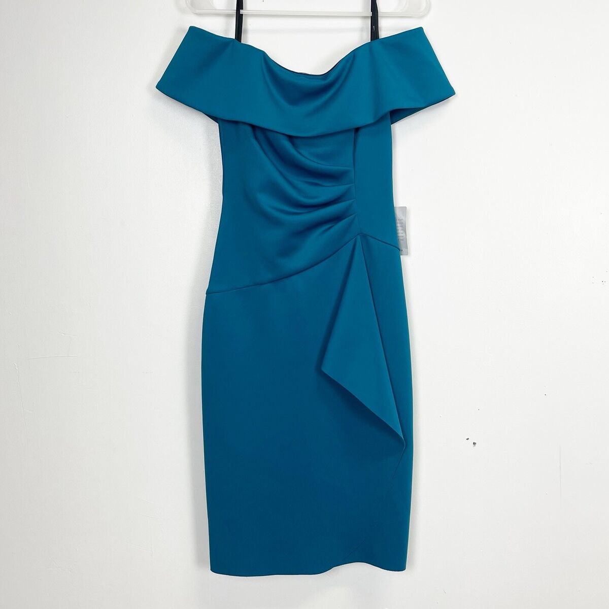 Iris Scuba Midi Off Shoulder Dress Iris Scuba Midi Off Shoulder Dress