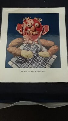 Abbott Labs Vitamin Food Poster ''Mr. Moss, the Meat & Potato Man'' (1949) 230530