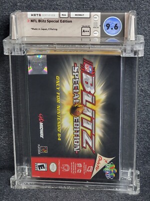 N64 NFL BLITZ SE Wata 9.6 A++ New Sealed VGA CGC Nintendo 64 Special Edition