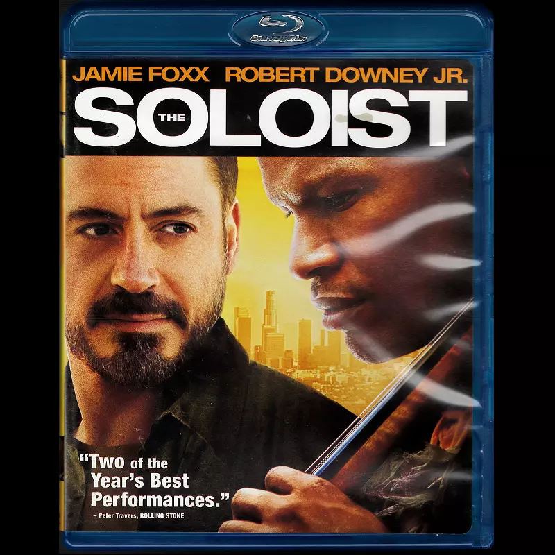 Robert Downey Jr. as Los Angeles Times columnist Steve Lopez in The Soloist