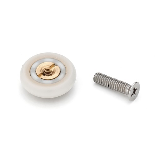 Shower Door Rollers x 4 / Spares 19mm Wheel Diameter Replacements DIY L019 - Picture 8 of 9
