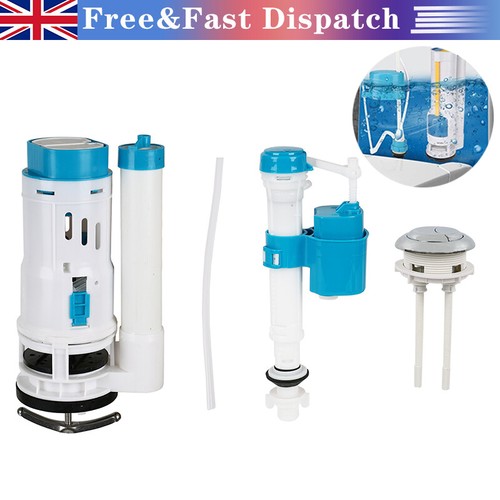 Complete Toilet Cistern Repair Kit Water Tank Fill Part Drain Flush