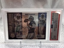 2020 Panini Mosaic Flea Flicker PSA 9  Elliott-Prescott-Cooper Silver