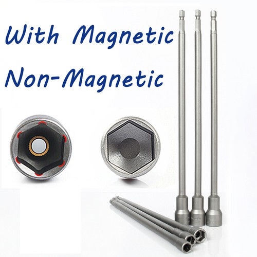 250-350MM Long Magnetic Hex Bit Set 8-14mm Metric Impact Driver Drill Socket Nut - Picture 2 of 9