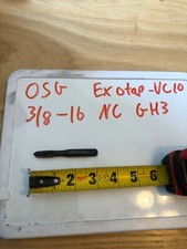 OSG Exotap 3/8-16 3 FLUTE GH3 SPIRAL POINT TAP BLACK OXIDE NC Mill Lathe