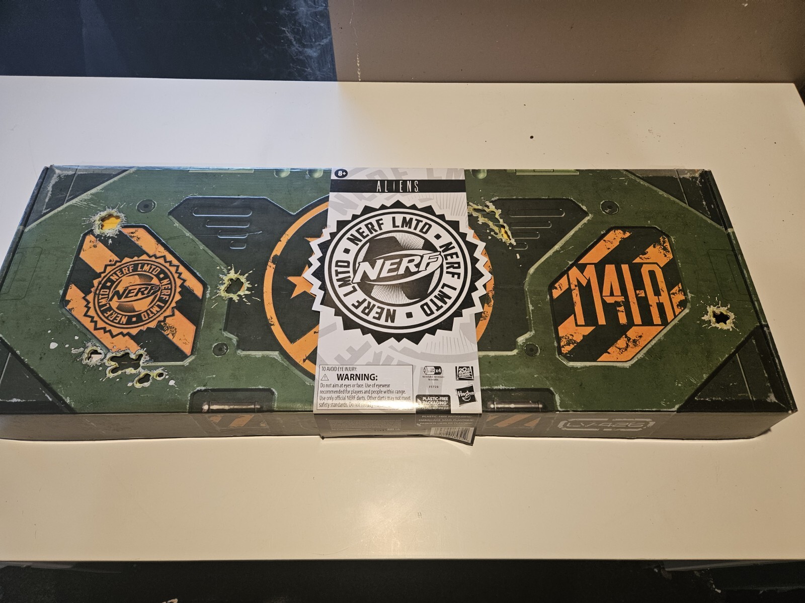 New Hasbro NERF LMTD Aliens M41-A Limited Edition Nerf Pulse Rifle Gun Sold Out