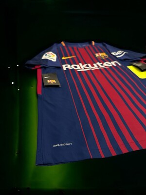 Andres Iniesta Barcelona Authentic Player Jersey 17/18 La Liga