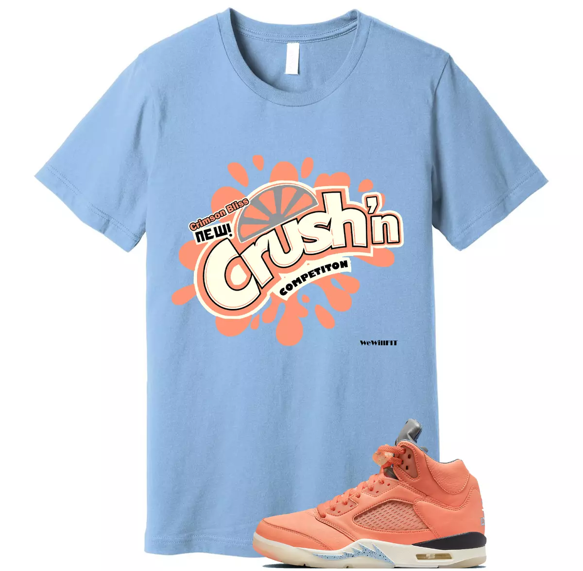 We Will Fit shirt to match Jordan 5 Crimson Bliss we The Best DJ Khaled |  eBay