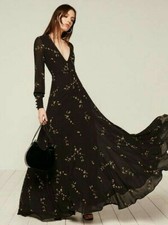 REFORMATION MAGNOLIA OPEN BACK FULL SWEEP MAXI GOWN IN WILDFLOWER 2