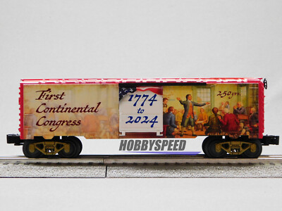 LIONEL FIRST CONTINENTAL CONGRESS 250TH ANNIVERSARY BOXCAR MUSA