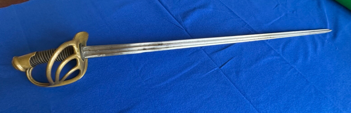 Original 1854 French Dragoon Saber – Châtellerault, Jan 1861 – w