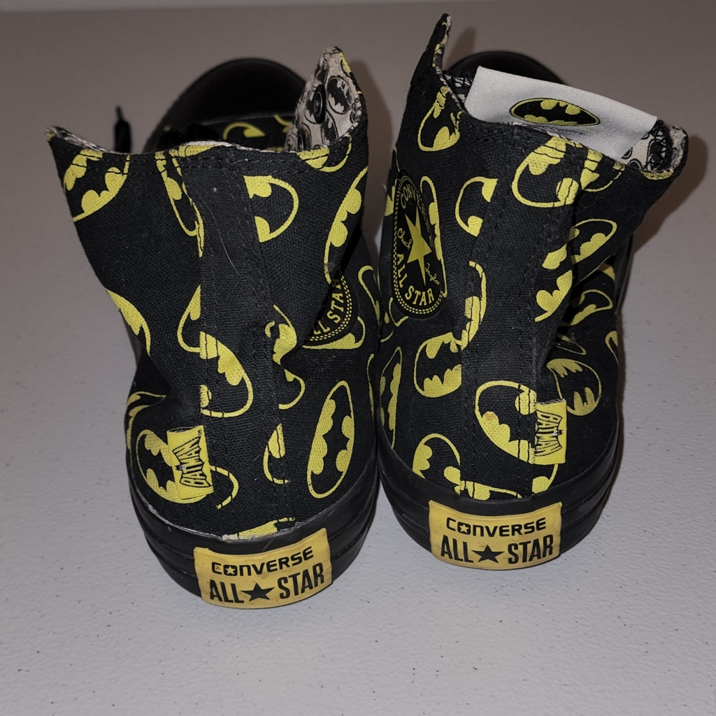 Converse All Star DC Batman Hi Top Sneakers Mens 8 Wo… Gem