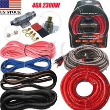Car Audio 4 Gauge Cable Amp Amplifier Install Kit RCA Subwoofer Sub Wiring Set