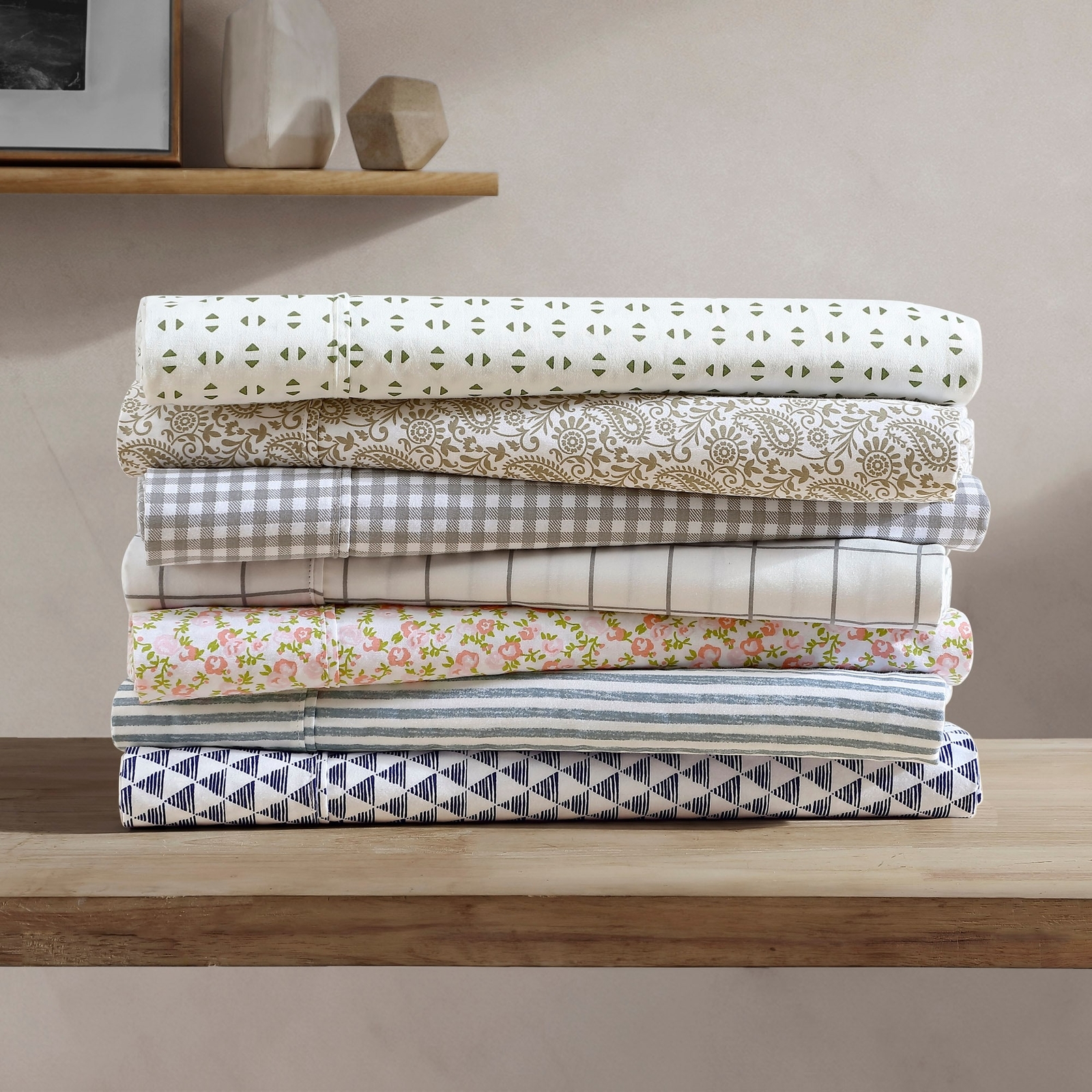 The Gray Barn Noh Printed Cotton Bedsheet Set