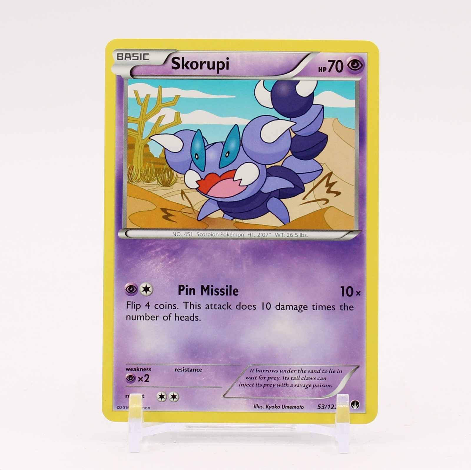 Skorupi - 53/122 BREAKPoint Pokemon - NM