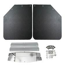 Pair Angled 24"x 30" Heavy Duty Polymer Mudflaps