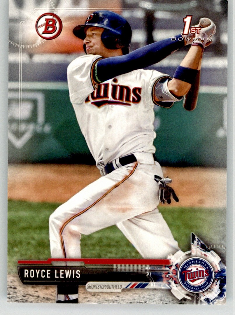 Royce Lewis 2017 Bowman Draft BD-1 Minnesota Twins 1st
