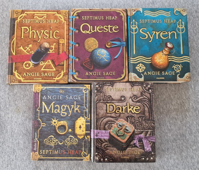 Septimus Heap 1-5 Sammlung  - Angie Sage - 5 Bücher Deutsch *Guter Zustand*