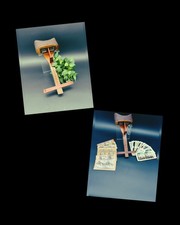 Antique Keystone View Co. Stereoscope Viewer w/23 Stereo Cards