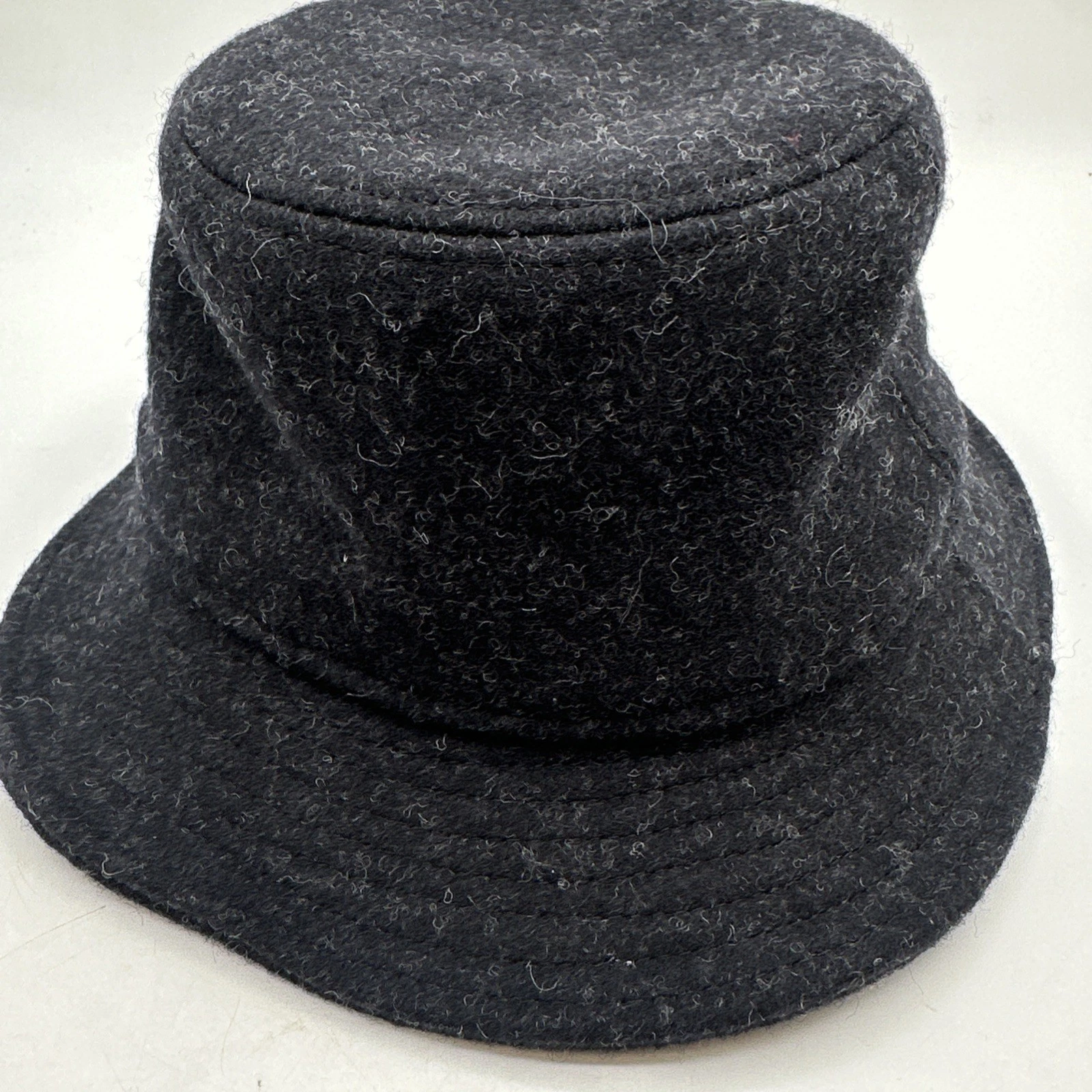 C.C. Filson Wool Crusher Bucket Hat Adult Large Black Made in USA Outdoors