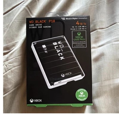 Western Digital WD_BLACK P10 4TB USB External HDD Game Drive for Xbox & PC, 2.5''