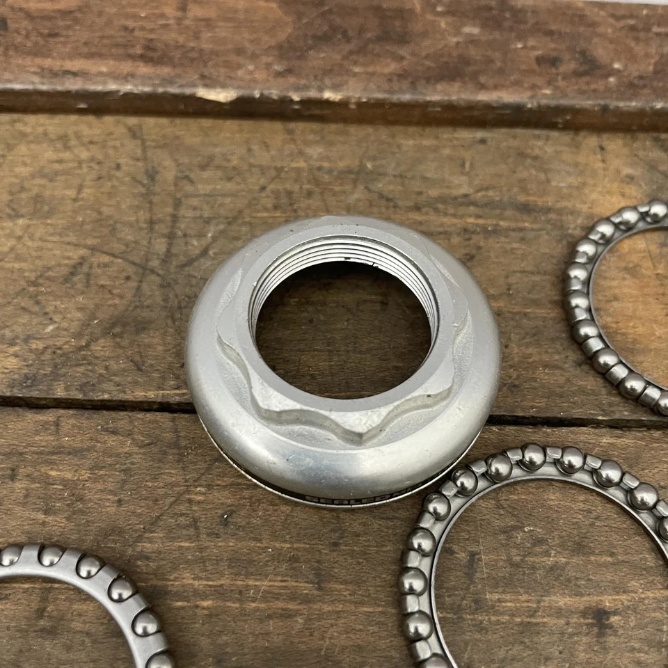 Vintage Shimano 600 EX HP-6207 Headset Parts Lot Top Nut 1" 26.4mm JIS Japan - Image 4 of 4