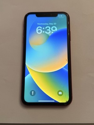 Apple iPhone XR - 64 GB - (PRODUCT)RED (Unlocked) A1984 - crack screen