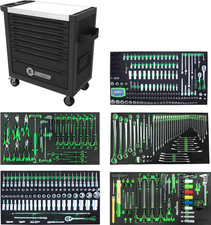KS TOOLS COMPETITION Werkstattwagen mit 8 Schubladen und 434 Premium-Werkzeugen
