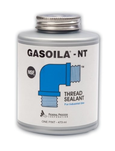 Gasoila NT, Pipe Thread Sealant, High-Performance Leak Protection, 1 Pint 