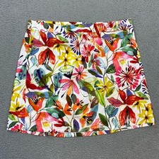 Rip Skirt Wrap Skirt Women's XL Wildflower Watercolor Print Hawaii Beach Pool