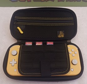 NINTENDO SWITCH LITE 32GB BUNDLE - YELLOW WITH GAMES & ACCESSORIES 