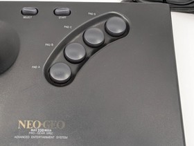 Neo Geo AES Console NEO-0 SNK Joystick Controller AC Adapter Tested Japan