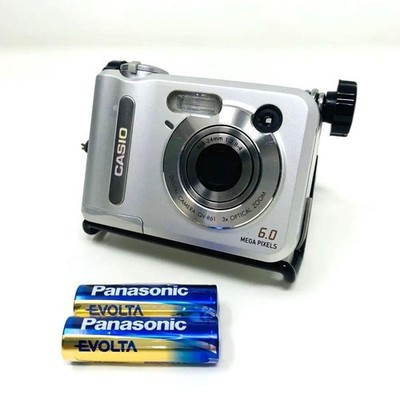 [Operation confirmed] CASIO QV-R61 Compact digital camera AA battery powered