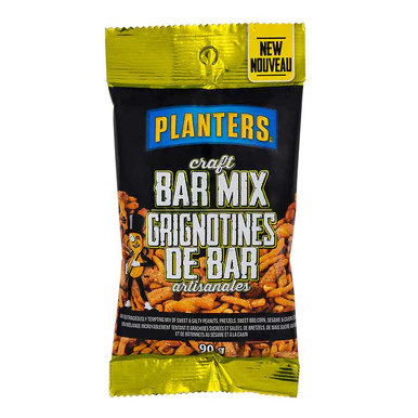 Planters Craft Bar Mix Peanuts, 90g/3.2oz, {Imported from Canada} - Picture 4 of 4