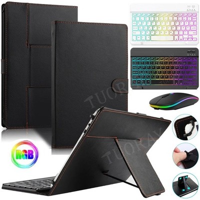 Hülle mit QWERTZ Beleuchtete Tastatur für MatePad 11 SE T10S Honor Pad X9 X8 Pro
