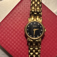 【希少・電池新品】GUCCI 3400L ゴールド ブラック ラウンド GUCCI 3400L（ヴィンテージ）｜HIROB（ヒロブ）の通販