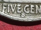 1938D D Over S US Buffalo Nickel! FINE! Old US Coin!