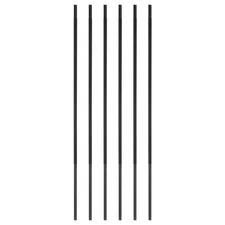 6pcs Chainsaw File 5/32"(4mm) High Carbon Steel Round Hand Rasp for Sharpening