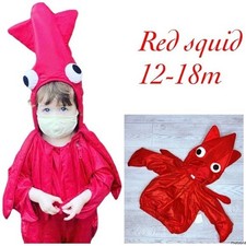 Red lobster crustacean Halloween costume cosplay dress up 1 piece hooded jumper