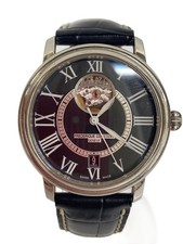 Frederique Constant 315X3P4 Leather 40mm Black Dial Automatic Wristwatch 2nW608