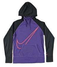 Nike Therma Fit All Time Swoosh Pullover Hoodie Women's Medium Purple