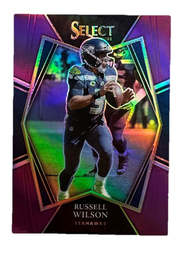 2021 Select Premier Level Purple Prizm 75/75 Russell Wilson #130 eBay 1/1 Booken