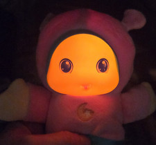 2011 Hasbro Playskool Pink Glo Glow Worm Light Up And Singing Stuffed Plush Toy