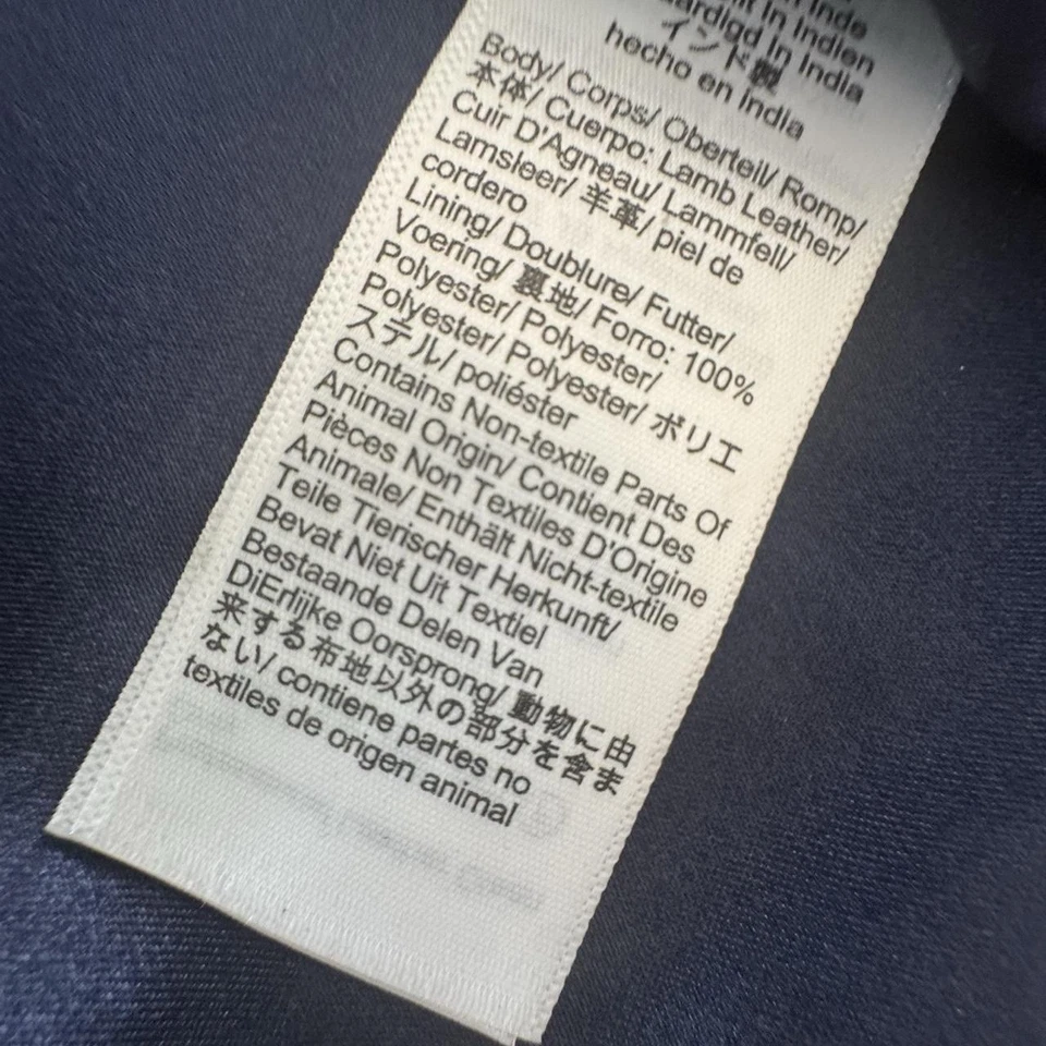 Women’s large - JCrew Crocodile Embossed Faux Leather Jacket Excellent Condition - Image 3 of 4