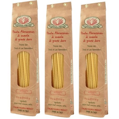 Spaghetti Pack of 3 500g Each Classic Italian Long Pasta W/ Superior Flavor