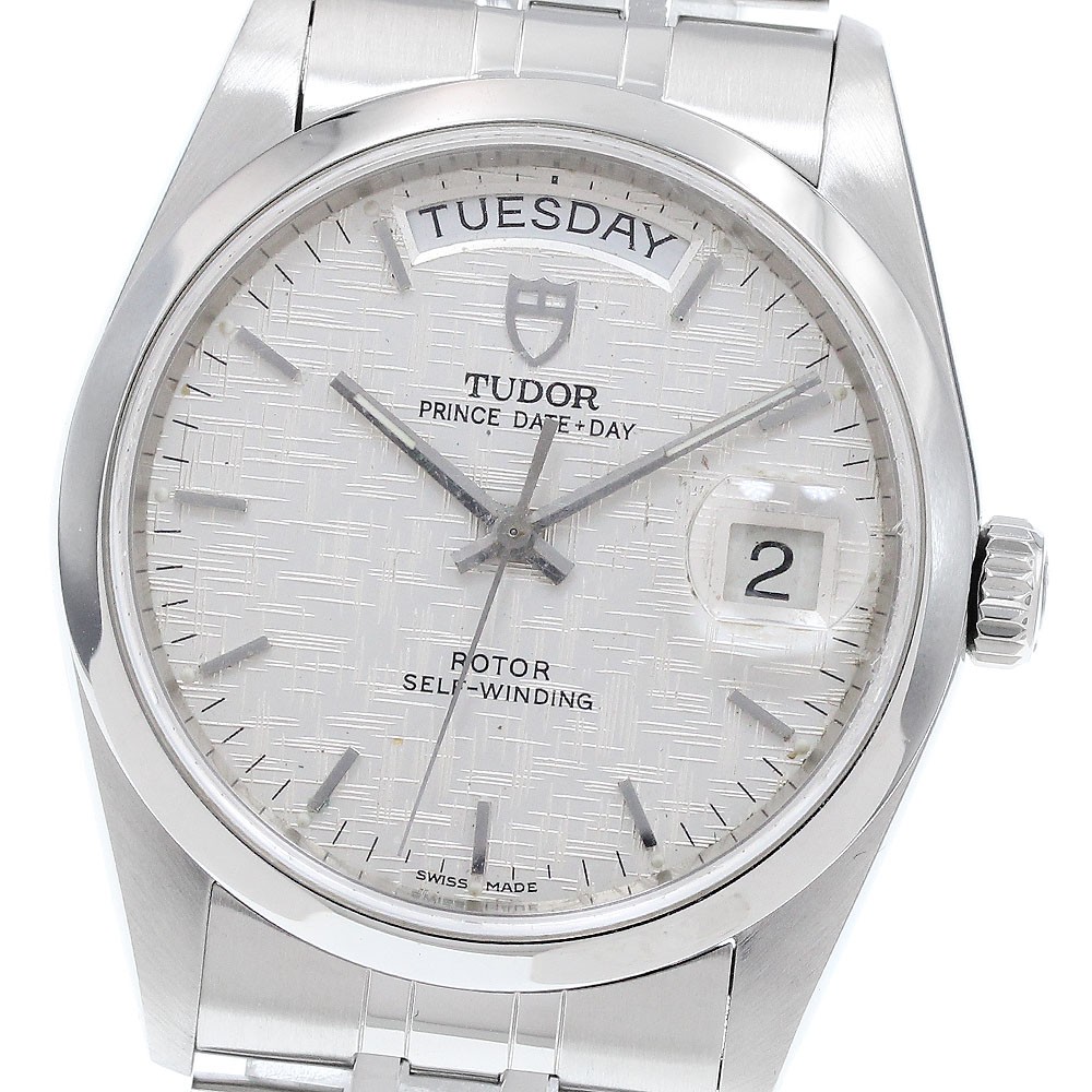 TUDOR Prince Date Day 76200 Silver Dial Automatic Men's Watch_922720