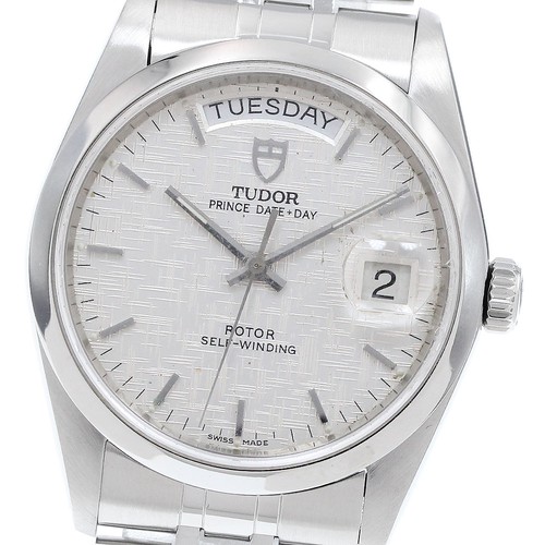 TUDOR Prince Date Day 76200 Silver Dial Automatic Men's Watch_922720